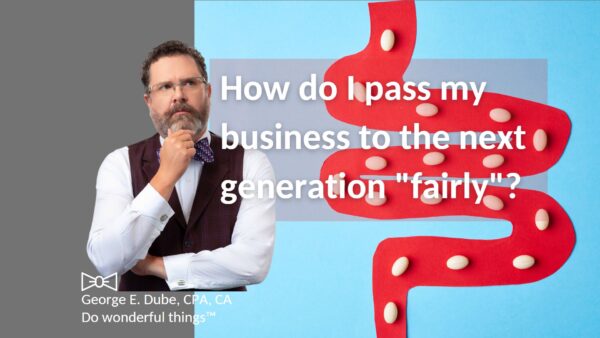 dividing a business fairly for your children