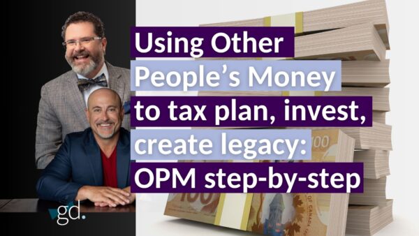 Two bearded men in blazers next to the title Using Other People's Money to tax plan, invest, create legacy: OPM step-by-step