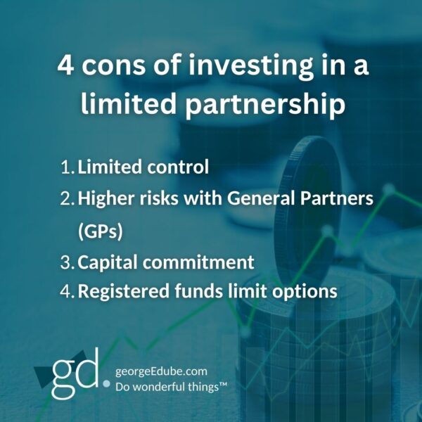 4 cons to investing in a limit partnership